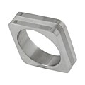 Stainless Steel Quadro Square Fashion Ring