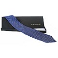 Bulgari Bar Code 7-fold Silk Necktie