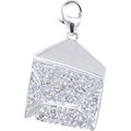 14k Gold 1/10ct TDW Diamond Love Letter Charm