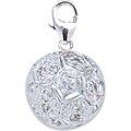 14k Gold 1/10ct TDW Diamond Soccer Ball Charm