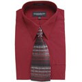 Giorgio Brutini Men's Red Shirt and Tie Boxed Set