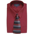 Giorgio Brutini Men's Red Shirt and Tie Boxed Set
