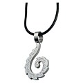 Stainless Steel Spiral Design Necklace