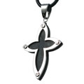 Stainless Steel Pendant with Unique Cross Design