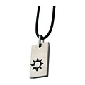 Stainless Steel Unique Sun Design Necklace