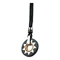 Stainless Steel Tri-tone Sun Necklace
