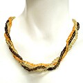 14k Yellow Gold Gemstone Necklace