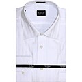 O.H.H.A. Men's White Tonal Herringbone Dress Shirt