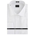 O.H.H.A. Men's White Twill Stripe Dress Shirt