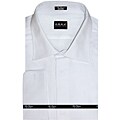 O.H.H.A. Men's White Vertical Herringbone Dress Shirt