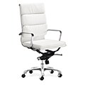 Milan Hi-back White Office Chair