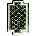 Hand-tufted Current Wool Rug (3'3 x 5'3)