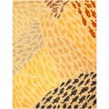 Hand-tufted Wool Fish Rug (7'9 x 9'9)