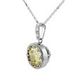Sterling Silver Cubic Zirconia Fashion Necklace