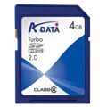 A-DATA 4GB SDHC Class 6 Memory Card