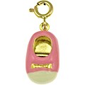 14k Yellow Gold Baby Girl Shoe Charm