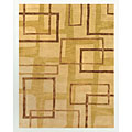 Hand-tufted Contemporary Beige Rug (5' x 8')
