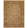 Hand-tufted Light Green Wool Rug (3'6 x 5'6)
