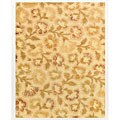 Hand-tufted Beige Contemporary Rug (3'6 x 5'6)