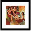 Cecile Broz 'Ladies Night Out' Framed Art Print