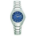 Jules Jurgensen Men's Silvertone Blue Dial Watch