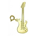 14k Yellow Gold Electric Guitar Charm