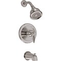 Danze Tiburon Brushed Nickel Tub and Shower Faucet