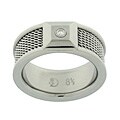 Diamante di Uomo Steel 1/10ct TDW Diamond Band
