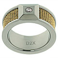 Diamante di Uomo Two-tone 1/10ct TDW  Diamond Band