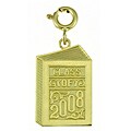14k Yellow Gold 'Class of 2008' Yearbook Charm