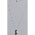 Sterling Silver Roman Glass Necklace (Israel)
