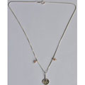 Sterling Silver Y Necklace with Pearls (Israel)