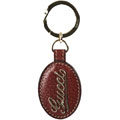 Gucci Small Red Leather Keyring
