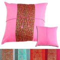 Silky Oriental Flower Pillow Sham