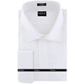 O.H.H.A. Men's White/ Tonal Squares Dress Shirt