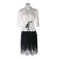 Sangria Fun Yet Conservative 2-piece Skirt Set