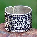 Sterling Silver 'Amulet' Ring (Thailand)