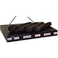 PylePro 4-mic VHF Wireless Microphone System