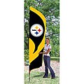 Pittsburgh Steelers 8-foot Team Banner Flag