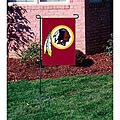 Washington Redskins 15-inch Garden Flag with Stand