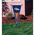 Denver Broncos 36-inch Yard Pennant Flag and Stand