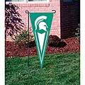 Michigan State Spartans 34-inch Yard Flag with Stand