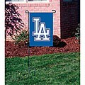 Los Angeles Dodgers 15-inch Garden Flag and Stand