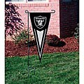 Oakland Raiders 36-inch Yard Pennant Flag and Stand