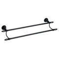 Danze Tiburon Black Satin 24-inch Double Towel Bar