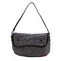 Hurley Women's 'Ava' Black Tweed Bag