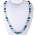 Sterling Silver Turquoise Necklace
