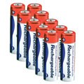Universal NiMH Rechargable Battery 10 Pack