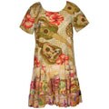 Jam's World Women's Hibiscus Ukulele Print Dress