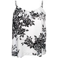 Jam's World Women's Ruffled Rosette Camisole